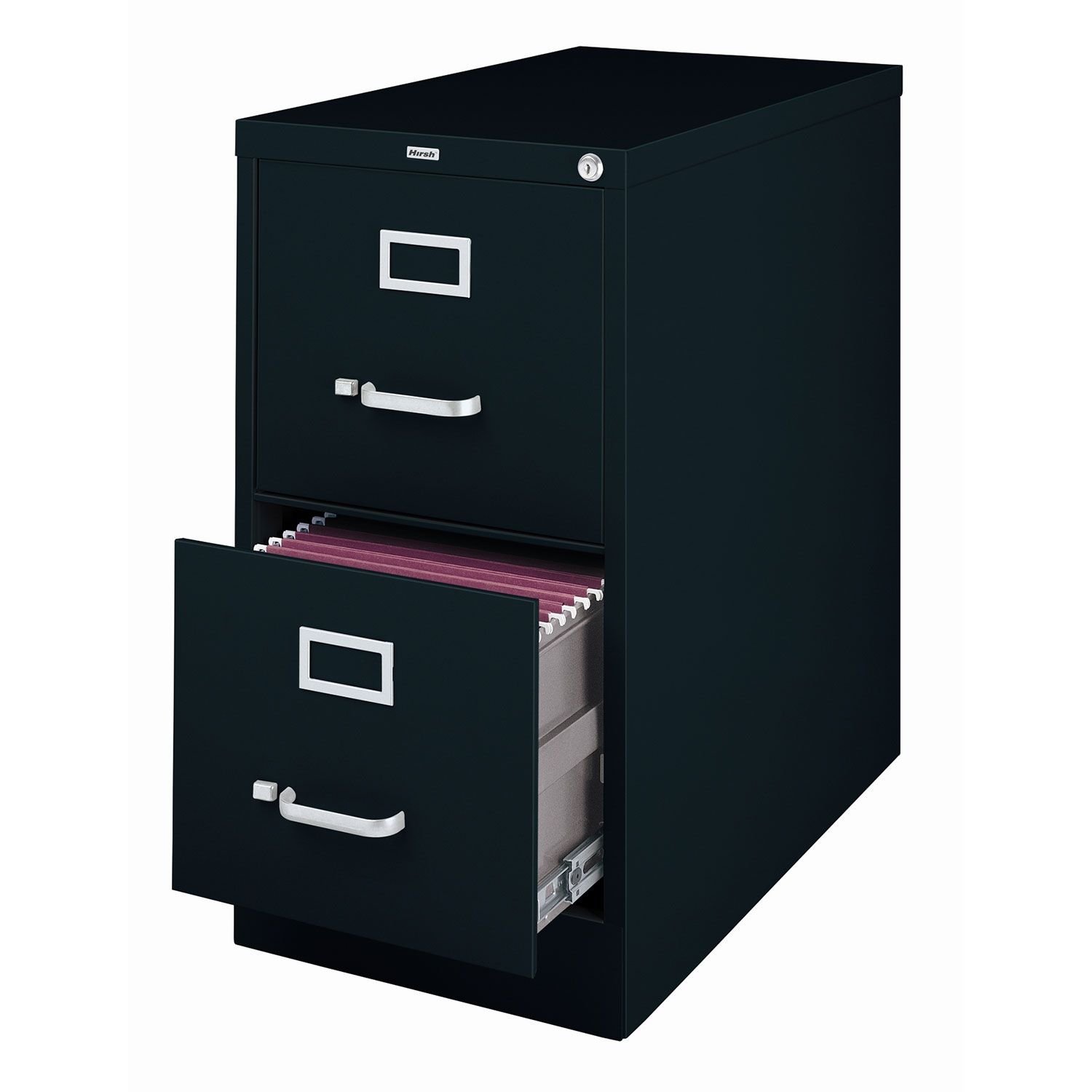2-Drawer Locking File Cabinet 28.4 X 15 X 26.5 BLACK