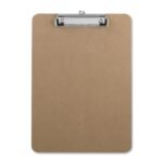 Business Source Clipboard 9"x12.50"- Hardboard - Brown