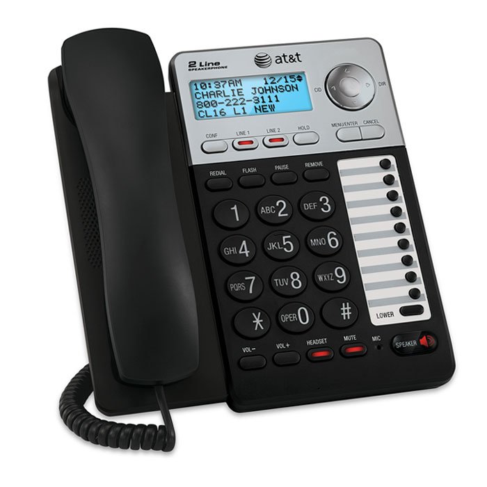 AT&T MIL 17929-2 LINE CORDED SPEAKERPHONE