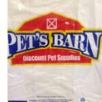 T-SHIRT BAG "PETS BARN" 1000CS/100/pallet