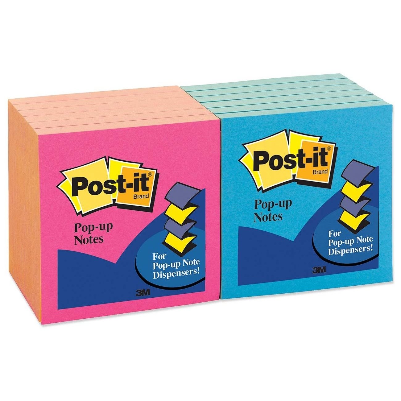 Post-it Pop-up Notes in Alternating Ultra Colors