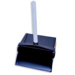 LOBBY DUST PAN PLASTIC W/LONG ALUMINUM HANDLE EA.