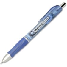 SKILCRAFT Retractable Rollerball Pen0.7 mm Pen Point Size - Needle Pen Point Style - Blue Ink - Barrel