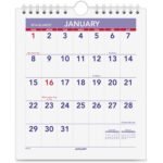At-A-Glance One-page-per-month Mini Wall Calendar
